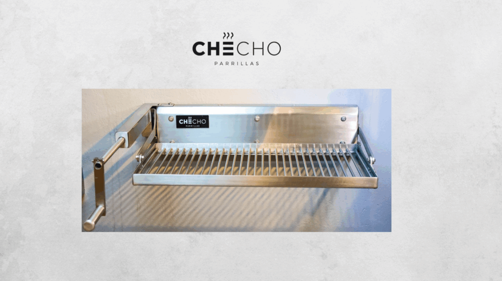 Parrilla Checho une sabor autêntico e design compacto — Precisa, simples e totalmente funcional
